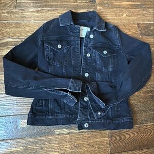 Abercrombie and Fitch Black Denim Jacket